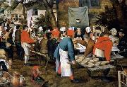 Pieter Brueghel the Younger Peasant Wedding Feast Sweden oil painting artist